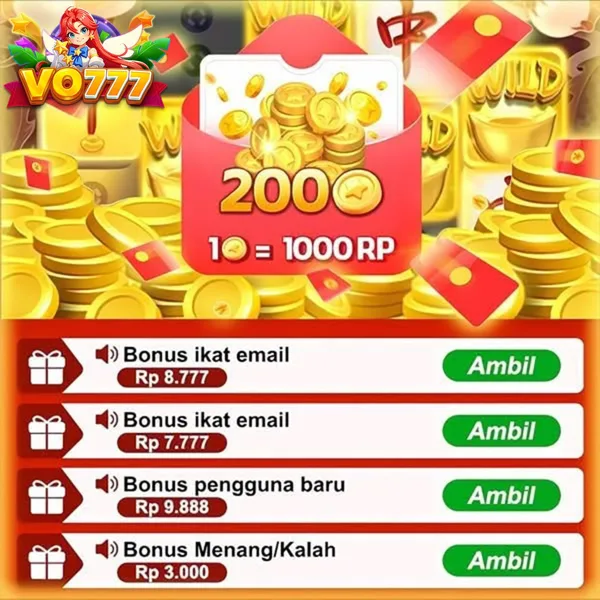 VO777 Bonus Member Baru 100%